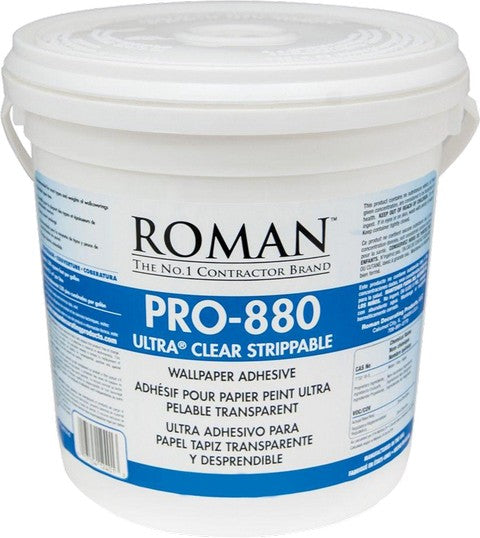 Roman Pro-880 Ultra Clear Wallpaper Adhesive - 3.79L