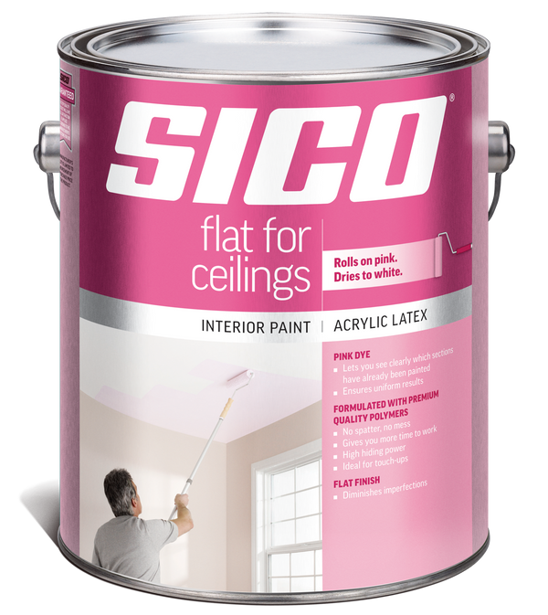 SICO® Ceilings Paint with Pink Dye Interior Paint